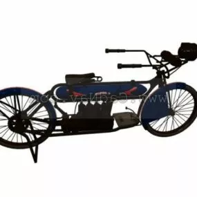 Harley-davidson 1912 Motorcycles 3d model