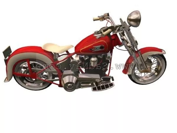 Scifi Motorbike Concept 3d model