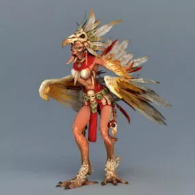 Harpy Hero 3d model