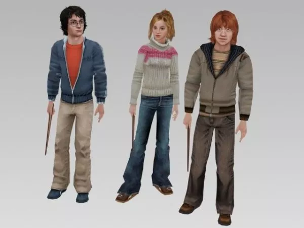 Realistic Harry Potter Characters 3d model Realistic Harry Potter Characters 3d model