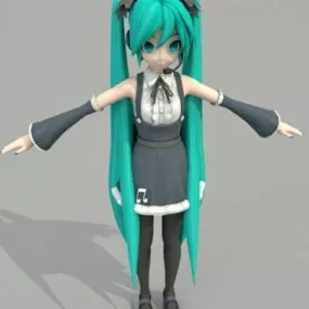 Hatsune Miku 3d model