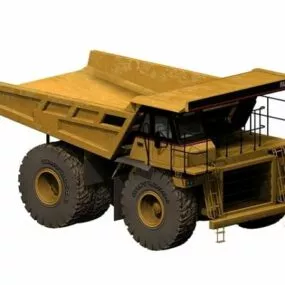 Haul Truck Dump Truck 3d model
