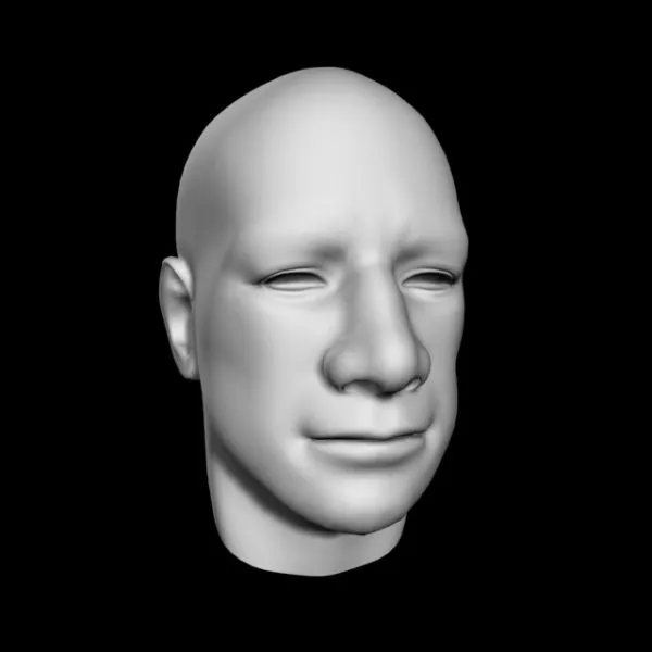 Head Of Man Character 3d model Head Of Man Character 3d model