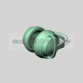 Headset Headphones 3d model