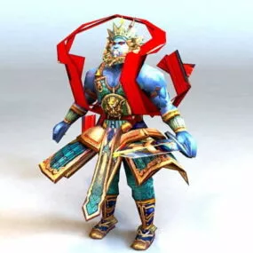 Heavenly Soldier Character 3d model