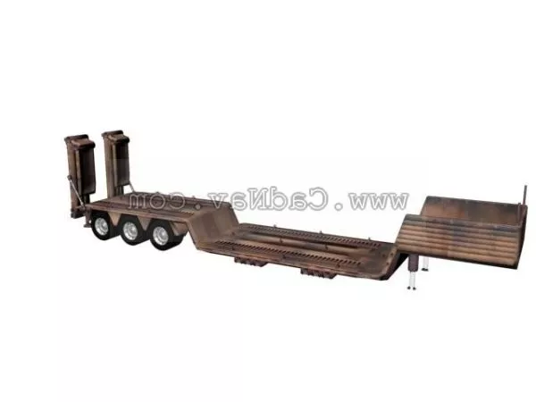 Backhoe Loader Truck Toy 3d model
