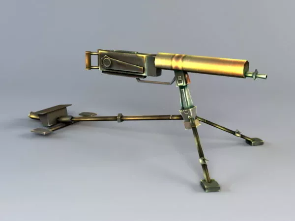 Heavy Machine Gun 3d model Heavy Machine Gun 3d model