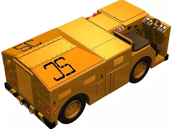 Tractor Grader Truck 3d model