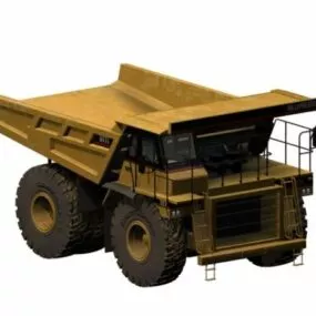 Heavy Mine Dump Truck 3d model