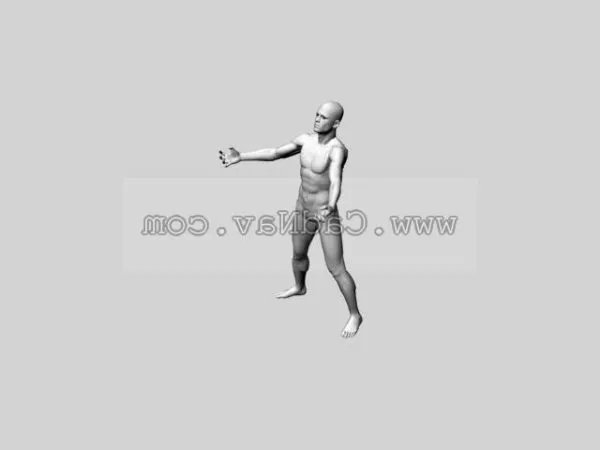 Character Heavyset Man 3d model Character Heavyset Man 3d model
