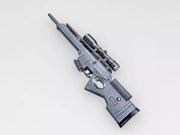 Heckler & Koch Sl8 Rifle 3d model Heckler & Koch Sl8 Rifle 3d model