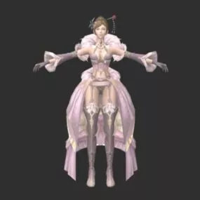 Hellena Cattleya Character 3d model