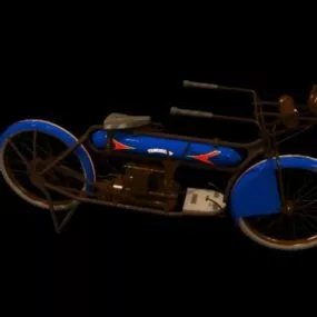 Henderson Motorcycle 3d model