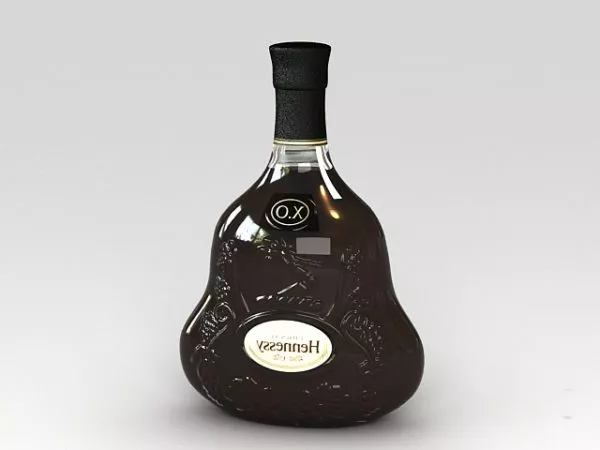 Hennessy Xo 3d model Hennessy Xo 3d model