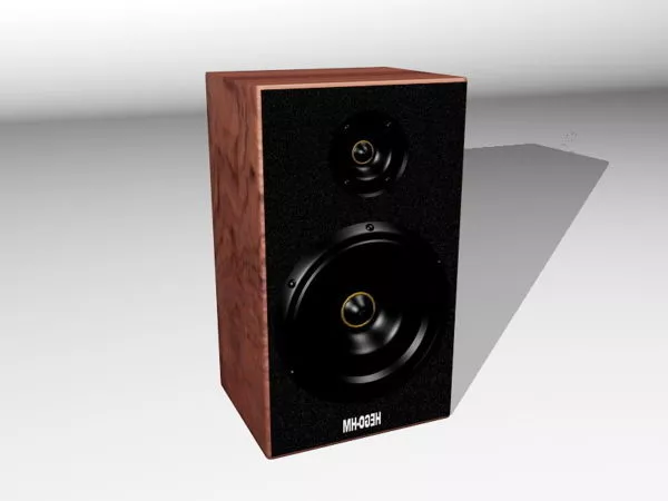 Hi-fi Speaker Box 3d model Hi-fi Speaker Box 3d model