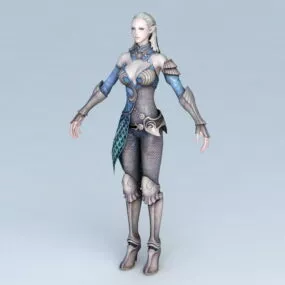 High Elf Female Art 3d model