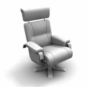 High-back Armchair 3d model