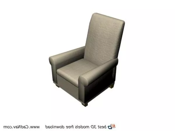 Furniture High Back Fabric Sofa 3d model Furniture High Back Fabric Sofa 3d model
