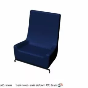 Furniture High Back Leisure Sofa 3d model