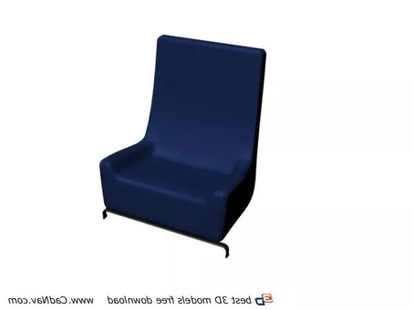 Furniture High Back Leisure Sofa 3d model Furniture High Back Leisure Sofa 3d model
