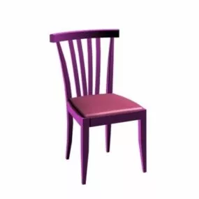 High Back Side Chair 3d model