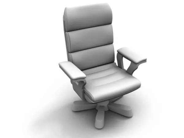 High-back Swivel Chair 3d model High-back Swivel Chair 3d model