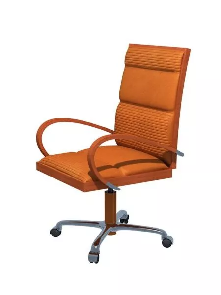 High-backed Office Executive Chair 3d model High-backed Office Executive Chair 3d model