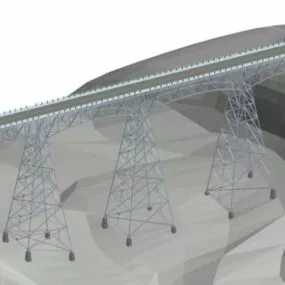 High Level Bridge 3d model