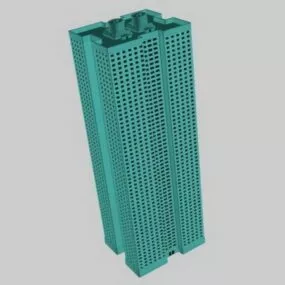 High-rise Apartment Block 3d model