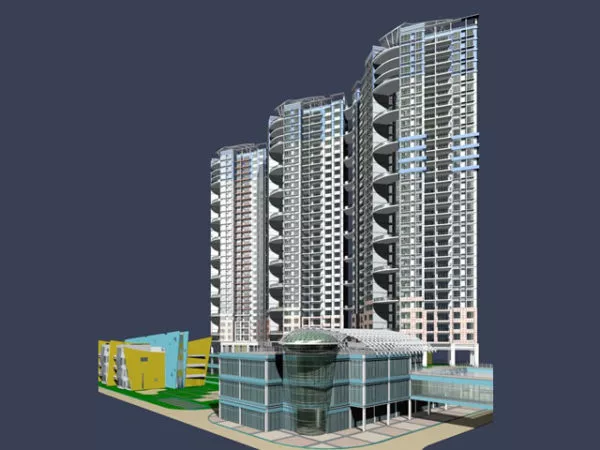 Old Apartment 3d model