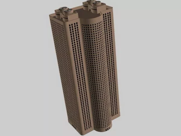 High-rise Building 3d model High-rise Building 3d model