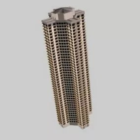 High Rise Flats 3d model