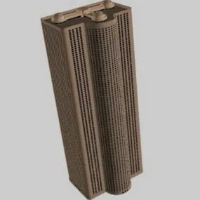 High-rise Office Tower Block 3d model