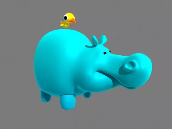 Egret 3d model