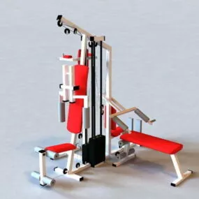 Home Gyms Exercise Equipment 3d model