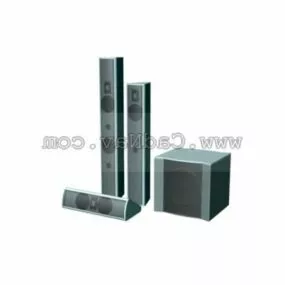 Home Audio Systems 3d model