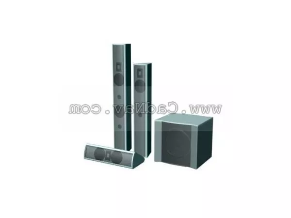 Home Audio Systems 3d model Home Audio Systems 3d model