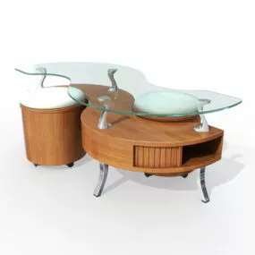 Furniture Home Bar Counter And Wine Cabinet 3d model