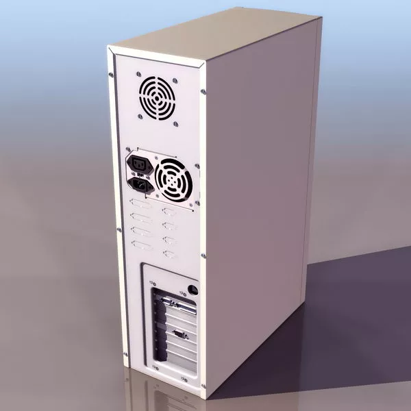 Home Desktop Computer 3d model Home Desktop Computer 3d model