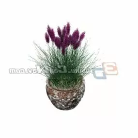 Home Potted Flower 3d model