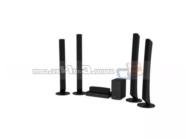Amplifier Stereo Device 3d model