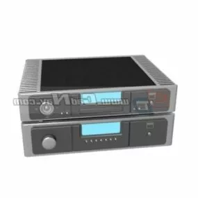 Home Theater Amplifier 3d model