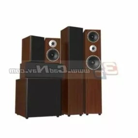 Home Theater System Speaker 3d model