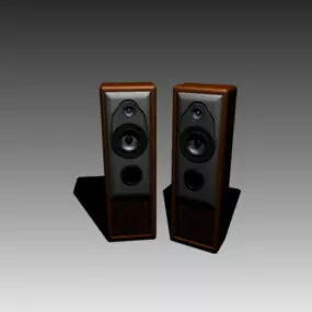 Home Theatre Speaker System 3d model