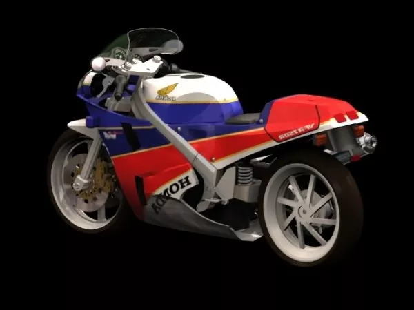 Honda Vfr750f Motorcycle 3d model Honda Vfr750f Motorcycle 3d model