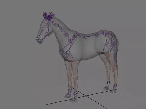 Horse Rigged 3d model Horse Rigged 3d model