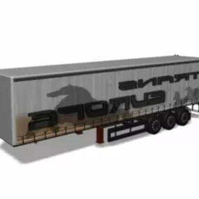 Horse Trailer Vehicle 3d model