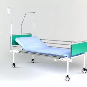 Hospital Sickbed 3d model