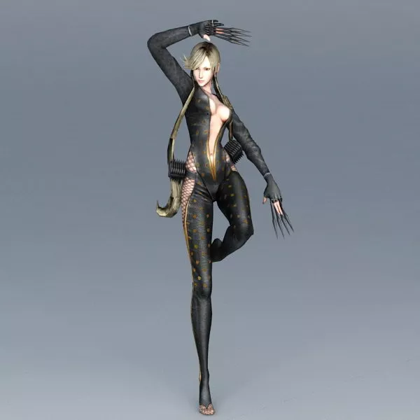Crow Assassin 3d model
