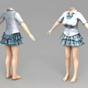 Hot Girl Body 3d model